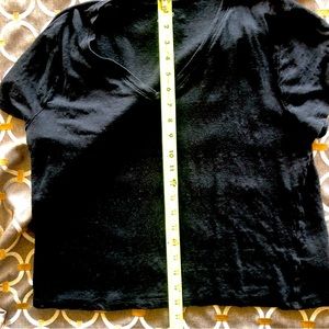 J crew black linen tee